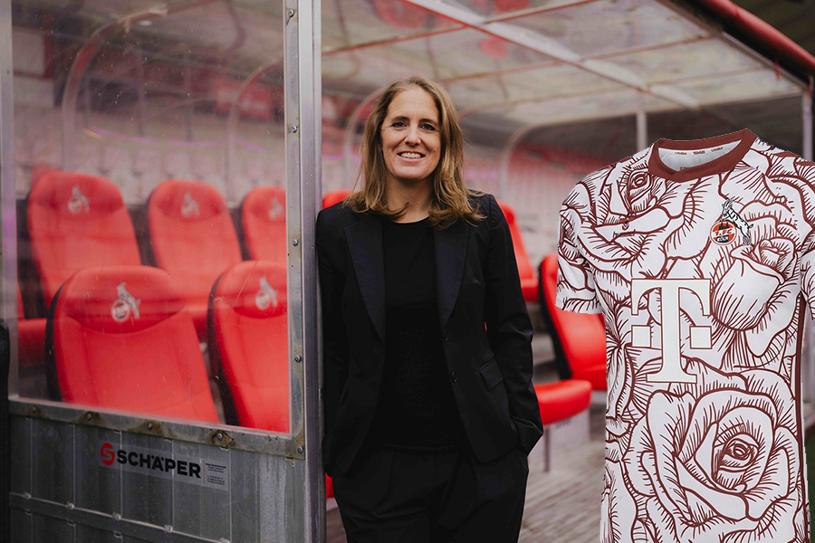 ein FC T-Shirt wird von Britta Carlson verlost