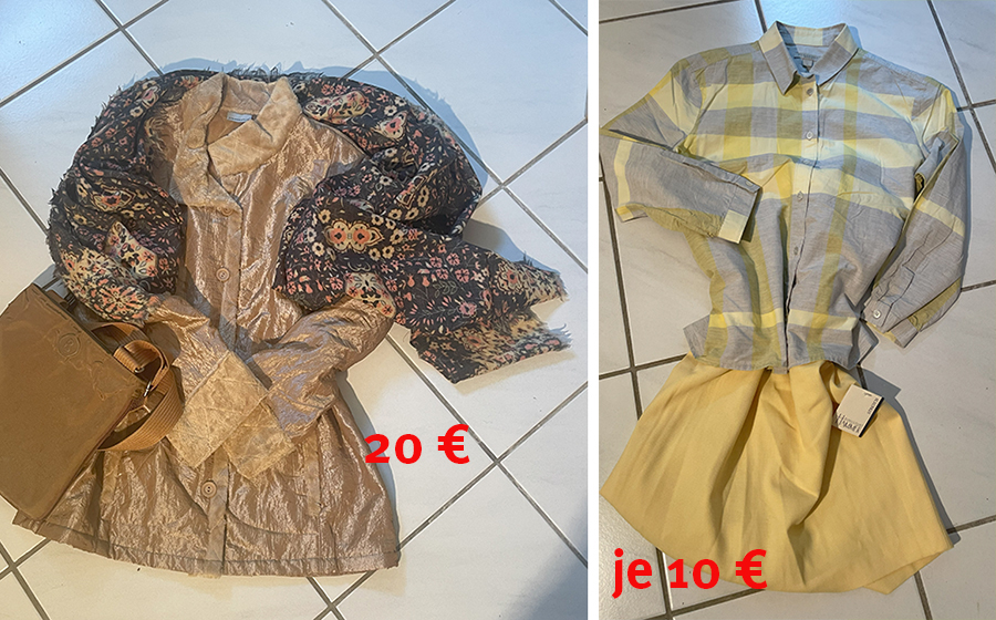 Kleidung zu verkaufen